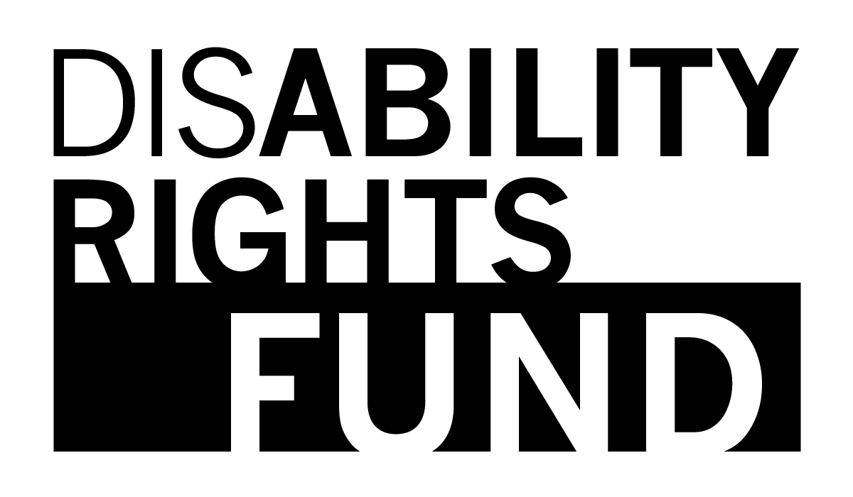 The Disability Rights Fund logo is our name with ability and rights bolded. It is black and white, underscoring this issue as a matter of right and wrong.